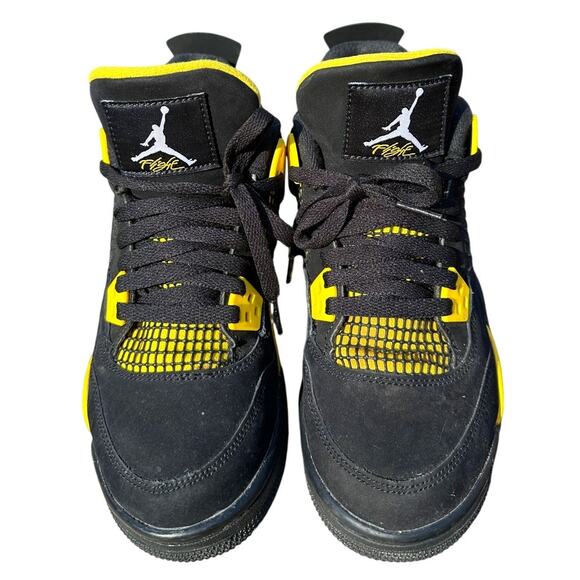 Nike Air Jordan 4 Retro “Thunder” - Size 6Y (Youth), 6 Mens, 7.5 Womens - Picture 2 of 6
